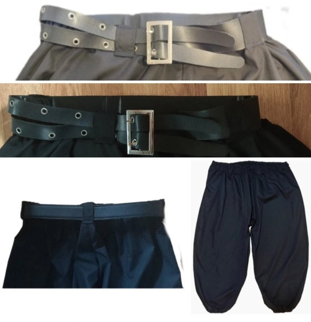 Costume de cosplay FNAF inspiré de Sundrop, taille personnalisée jusqu'à 2X plus size, pantalon, poches et passants de ceinture en option