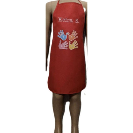 Costumes and Embroidery Costumes & Embroidery Child Paint- Art Apron- 3-7 Years- 20" Length