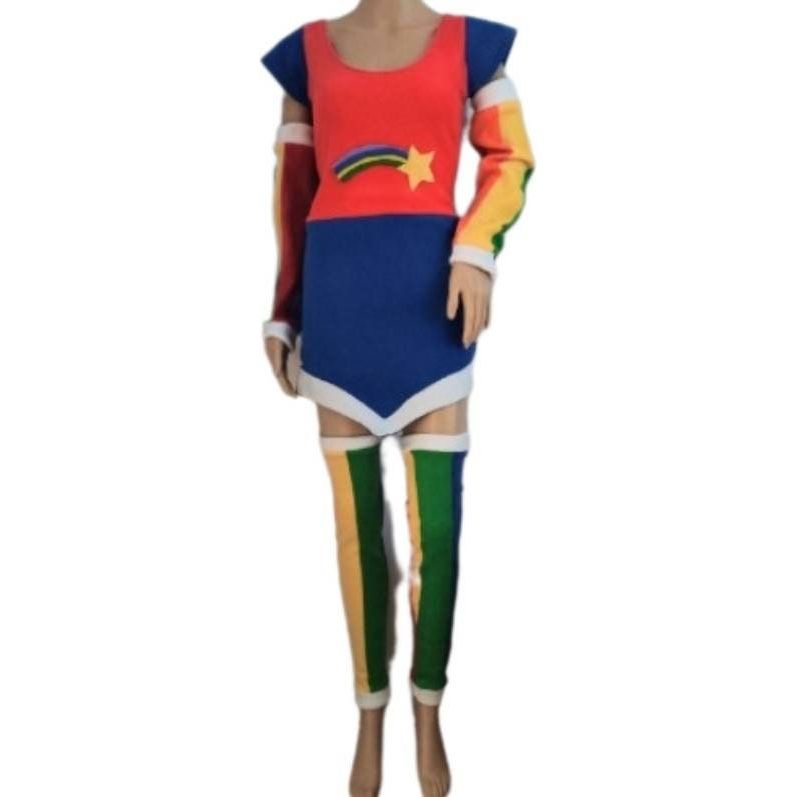 Costumes and Embroidery My Store adult medium stretch fleece rainbow brite doll Comic-Con costume cosplay animated costumes