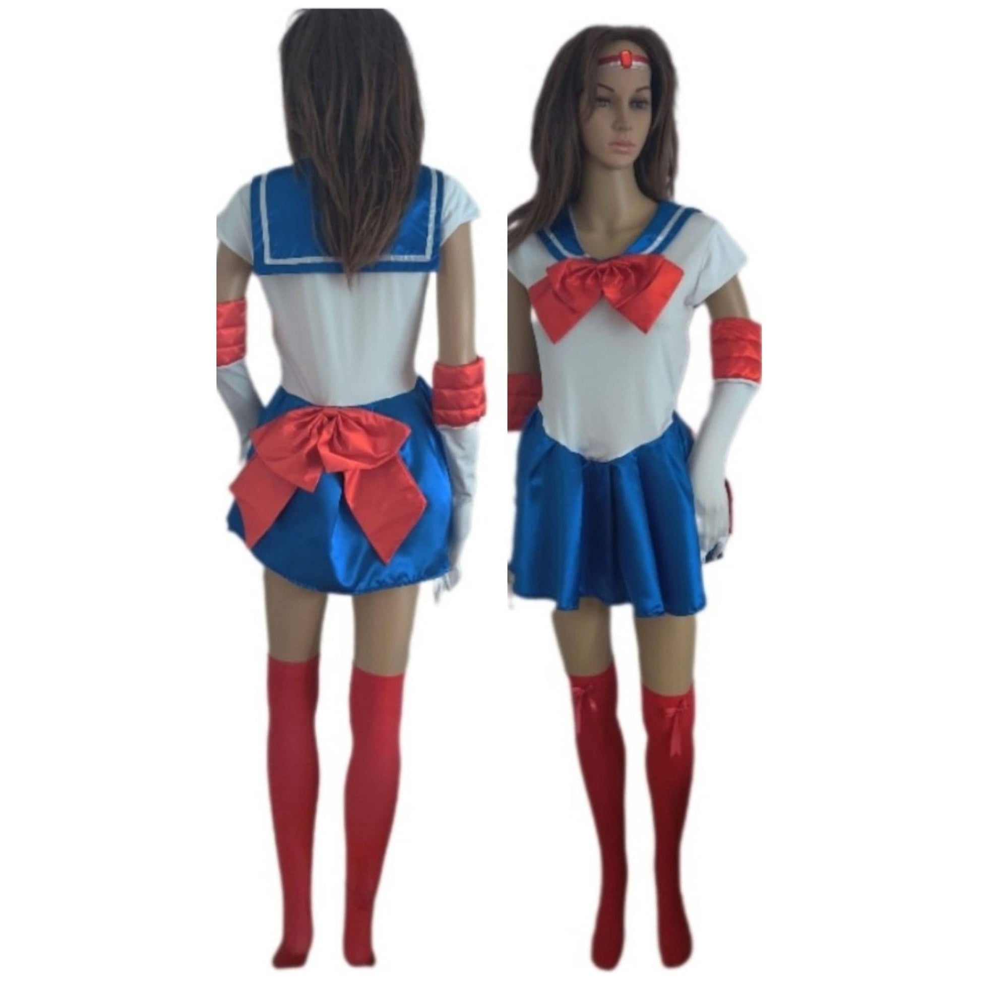 Costumes and Embroidery My Store adult small / medium  four piece cosplay anime Comic-Con Sailor Moon costume 30"- 34" waist