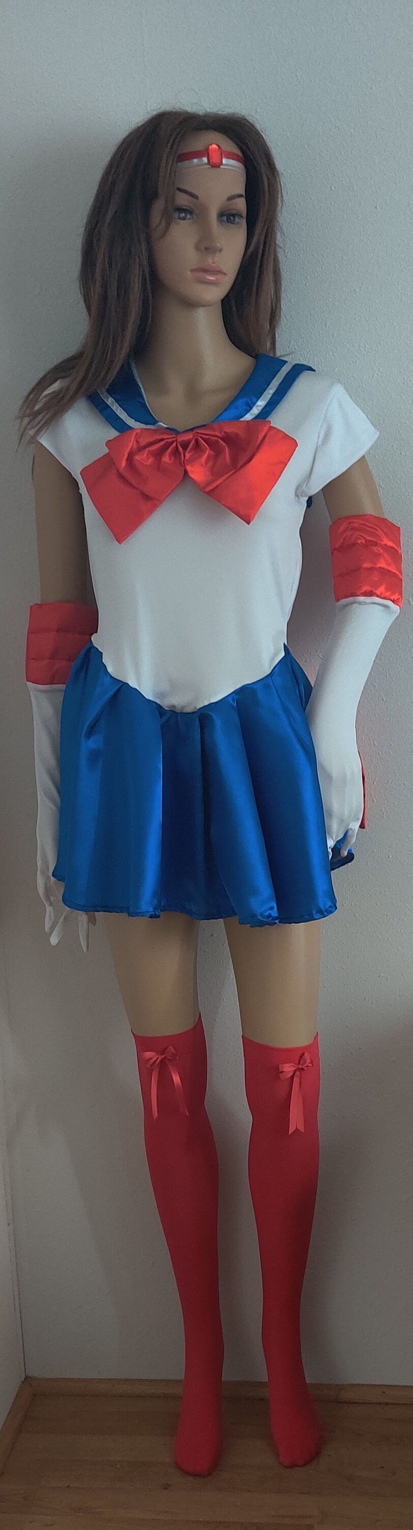 Costumes and Embroidery My Store adult small / medium  four piece cosplay anime Comic-Con Sailor Moon costume 30"- 34" waist