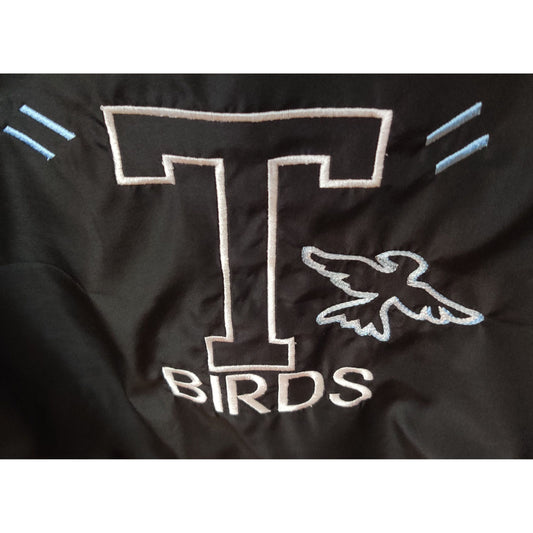 Costumes and Embroidery My Store Black T bird Bomber Jacket- Child Size 7-10 Years