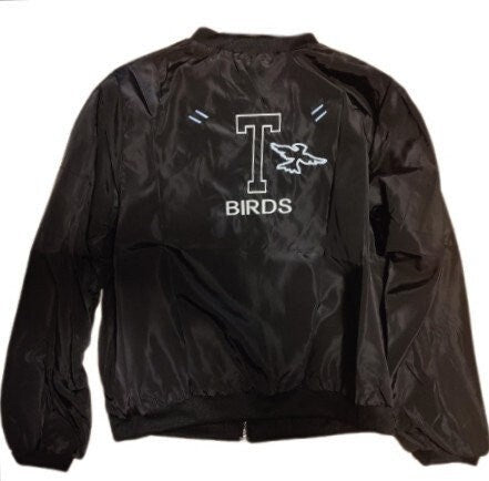 Costumes and Embroidery My Store Black T bird Bomber Jacket- Child Size 7-10 Years