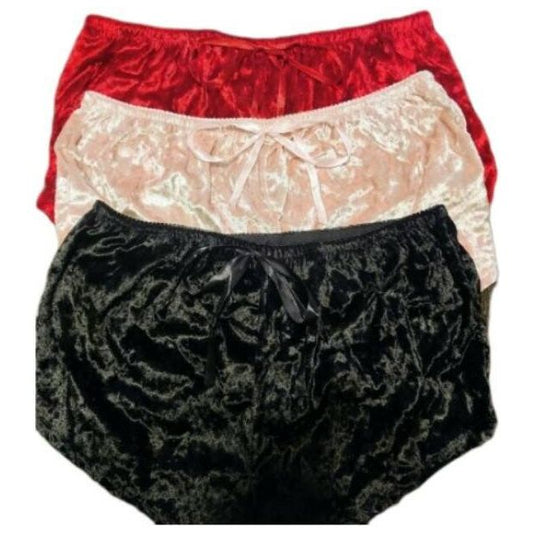 Costumes and Embroidery My Store Boy Short Panties Velvet- Christmas-Costume Undergarment