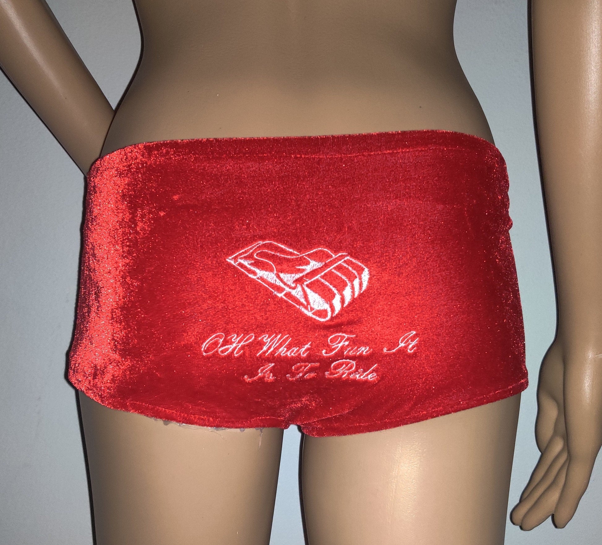 Costumes and Embroidery My Store Christmas Boy Short Panties-Embroidered