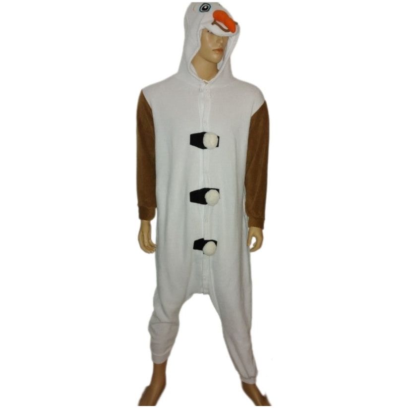 Costumes and Embroidery My Store Christmas Santa Con Festival Olaf Snowman Costume-Onsie-XL,Plus Size