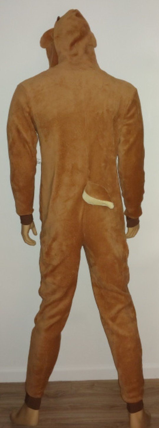 Costumes and Embroidery My Store Christmas Santa-Con Rudolph Adult Costume-Onsie-Polyester