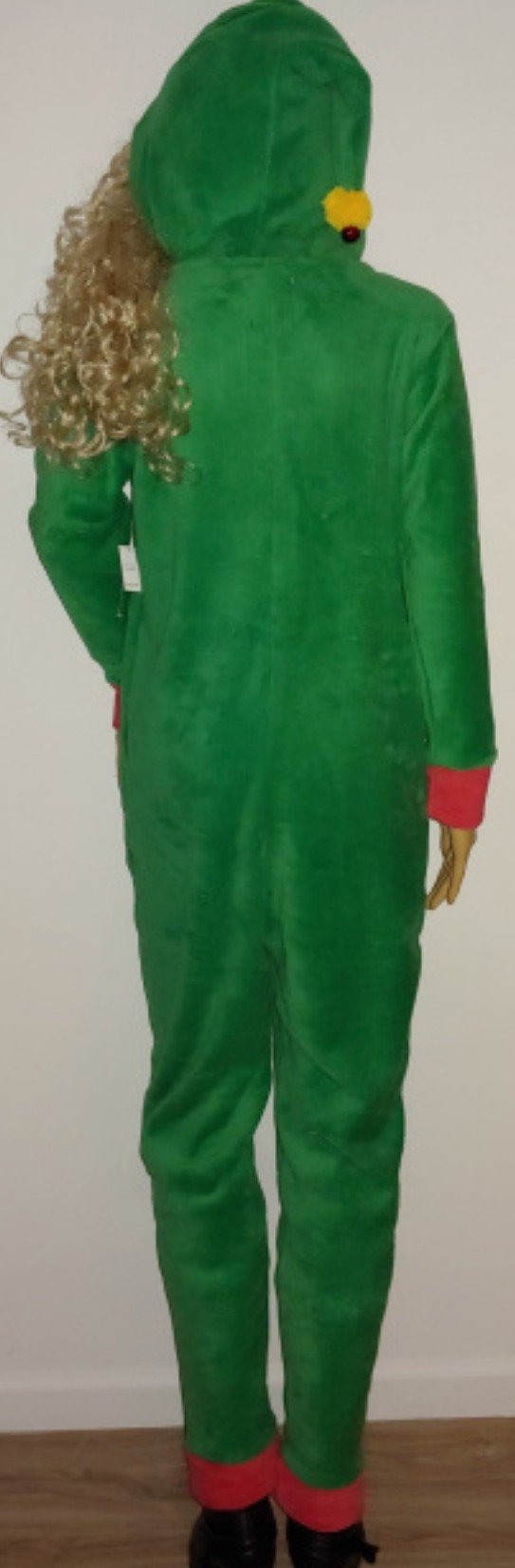 Costumes and Embroidery My Store Christmas Santa's Helper- Onsie Elf Costume-Stretch Polyester