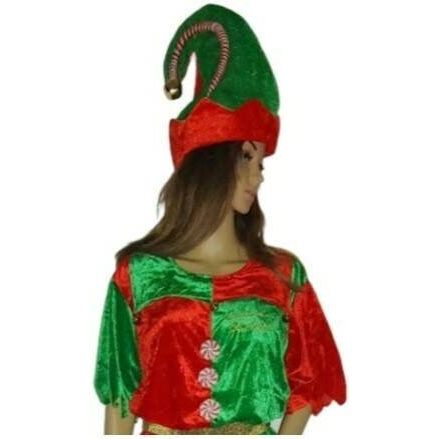 Costumes and Embroidery My Store Christmas Santa's Helper- Original Elf Costumes- Embroidery- Adult Medium