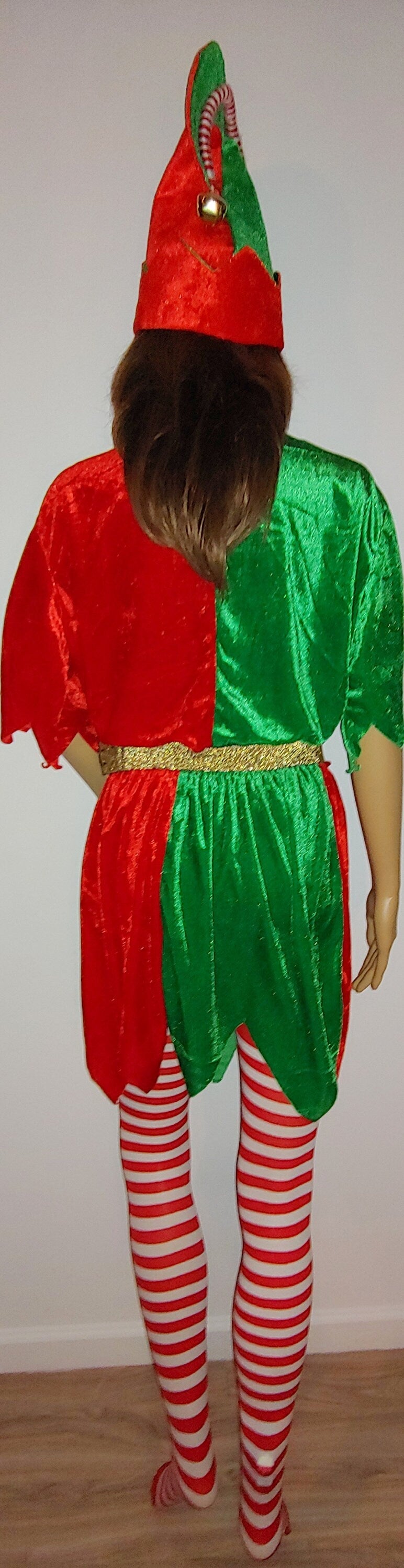 Costumes and Embroidery My Store Christmas Santa's Helper- Original Elf Costumes- Embroidery- Adult Medium