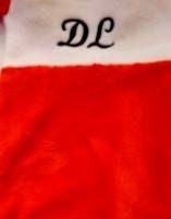 Costumes and Embroidery My Store Custom Embroidered Name Christmas Stocking- 15" by 7"