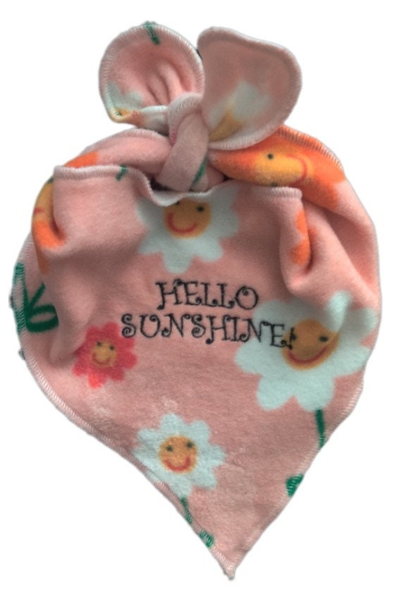 Costumes and Embroidery My Store Dog Bandana-Embroidered "HELLO SUNSHINE" Or "SPRING"