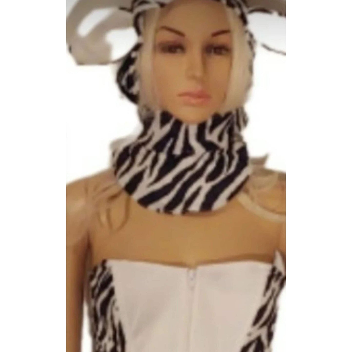 Costumes and Embroidery My Store Halloween Costumes&Embroidery- adult women's medium stretch plush zebra costume