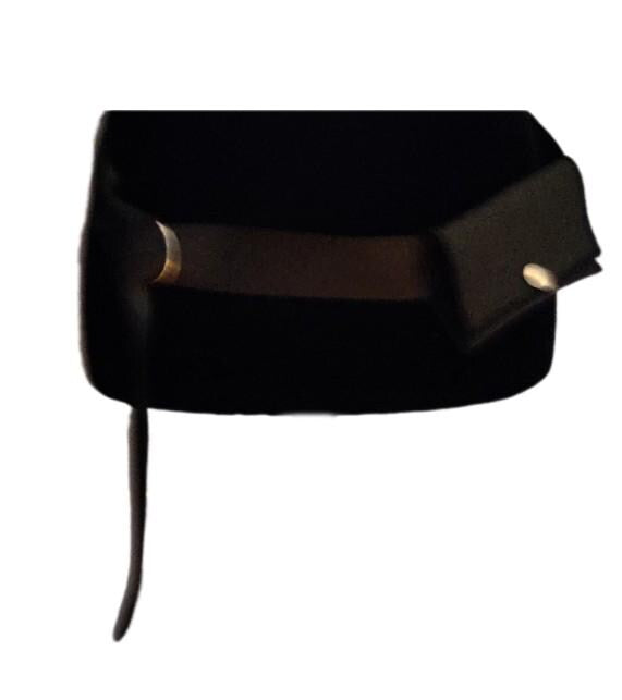 Costumes and Embroidery My Store Pirate Belt-Black Faux leather & Suede- Loop Style, 47" Fits Waist 30"-37"