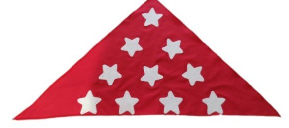 Costumes and Embroidery My Store Movie Napoleon Dynamite Inspired -Triangular Bandana- 34" By 24"